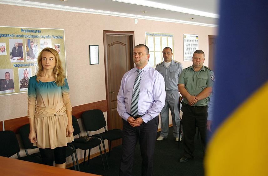 Photo 3 for Visiting the Kagarlyk correctional colony No. 115 together with the leadership of the Department of the DPTS of Ukraine in Kiev and the Kyiv region. June 2014