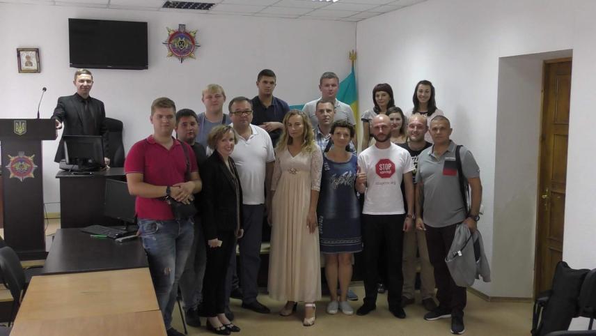 Photo 1 for August 22, 2017. Elected as the head of the Public Council under the Central Interregional Department for the Execution of Criminal Punishments and Probation of the Ministry of Justice of Ukraine.