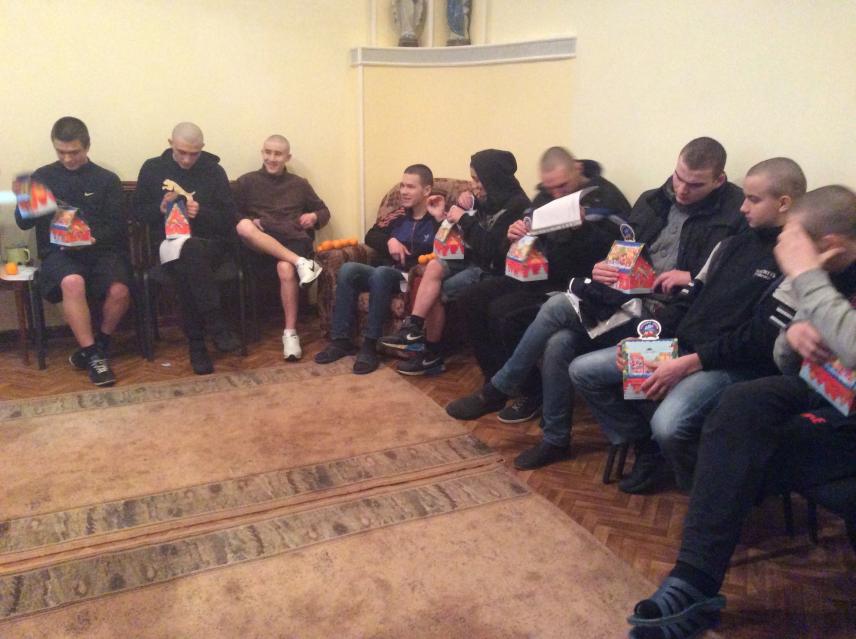 Photo 4 for December 19, 2016. St. Nicholas Day in the Lukyaniv Prison.