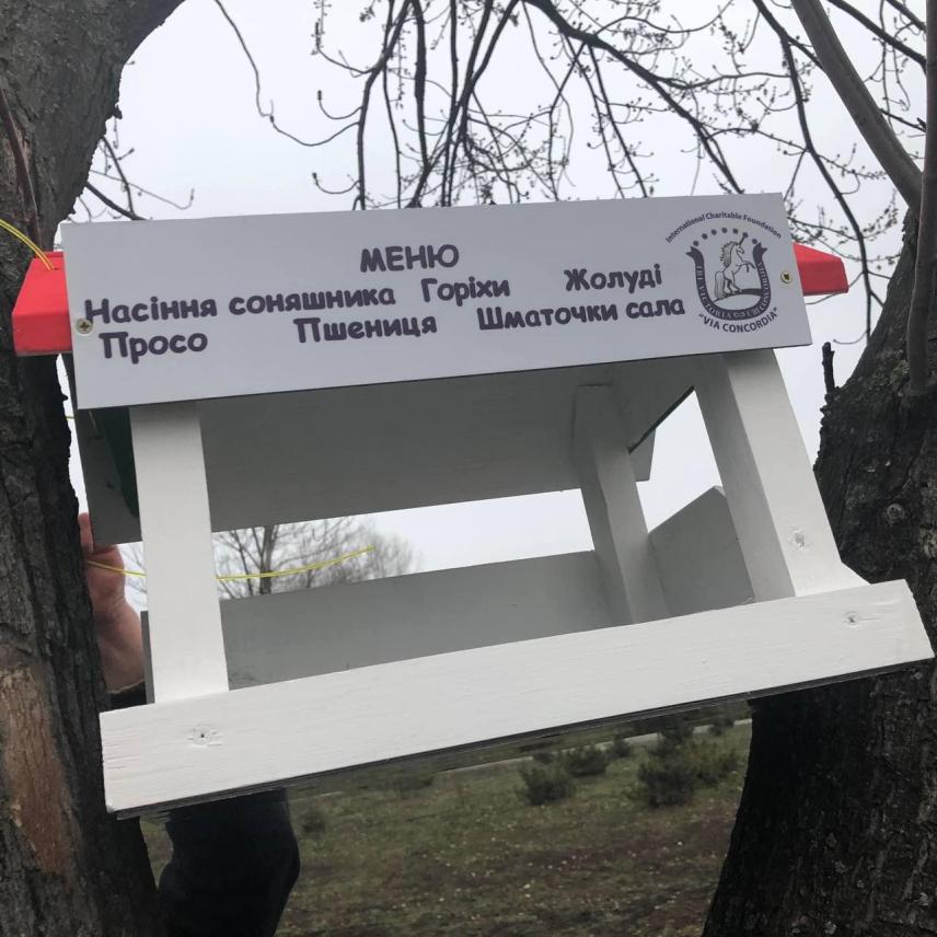 Photo 5 for Installation of feeders in parks and recreation areas