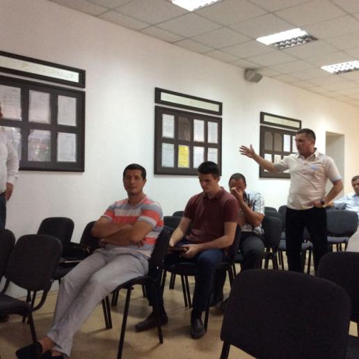 Photo 1 for Election of a new member of the Public Council at the Department of Public Transport and Communications of Ukraine, July 10, 2015.