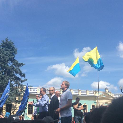 Photo 1 for June 22, 2017. Constitution Square. We demand the adoption of a new Law on Elections.