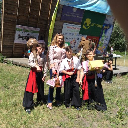 Photo 1 for June 3, 2017. Children's Protection Day in the Territory of Dignity. Together with the NGO "Ukraine. Will. Life", the NGO "Desnyanskyi Kish"