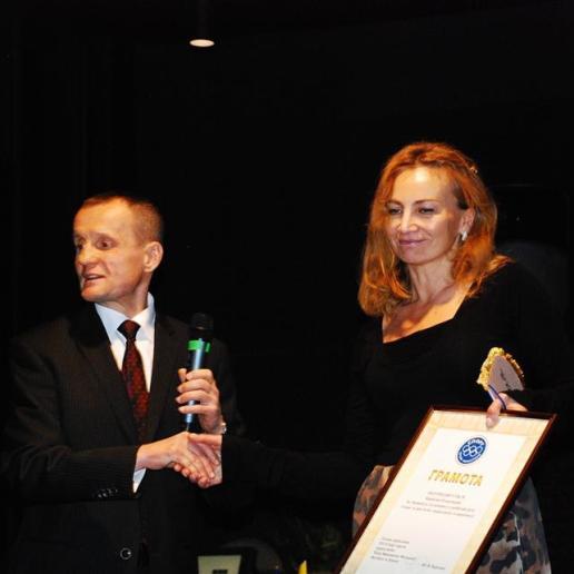 Photo 1 for December 5, 2016. Award from the Executive Committee of the Kyiv Football Federation. With Y. Verkhman, chairman of the board of the NGO "Sport against drugs and crime".